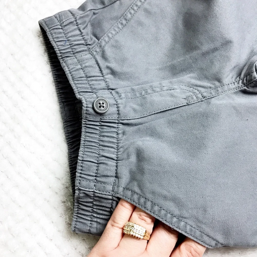 COPY - NWT Gymboree plaid cuff gray pants 18-24 mo
